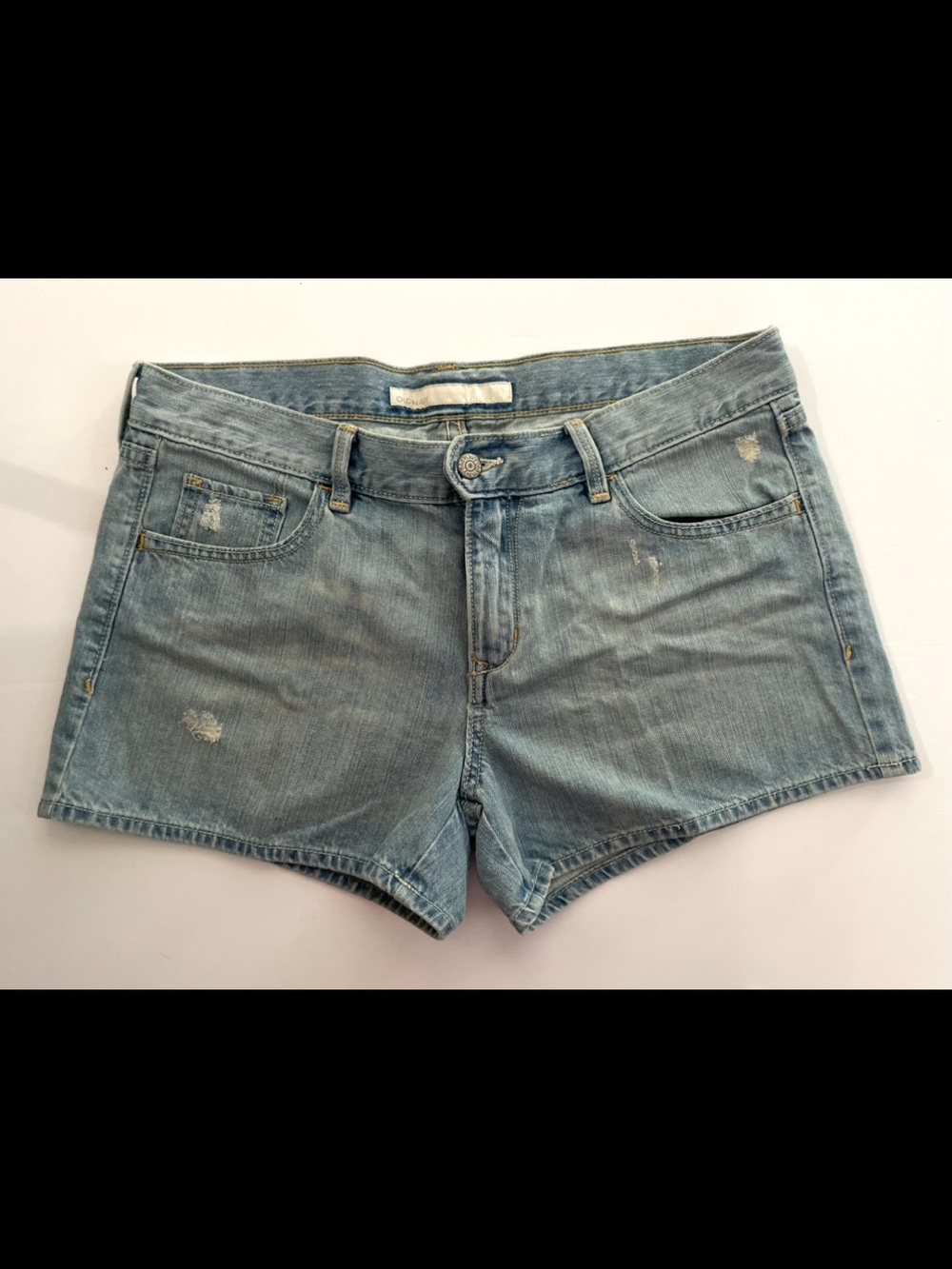 Old Navy Light Blue Distressed Denim Shorts